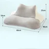 Fat cat pillow-baby velvet silver snow grey