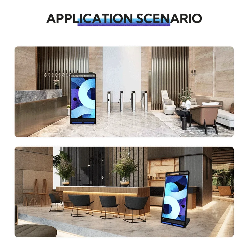 For COSUN Creative Waterproof Rotating Magic Cube LCD Poster Display for Advertising in Elevators and Retail Stores