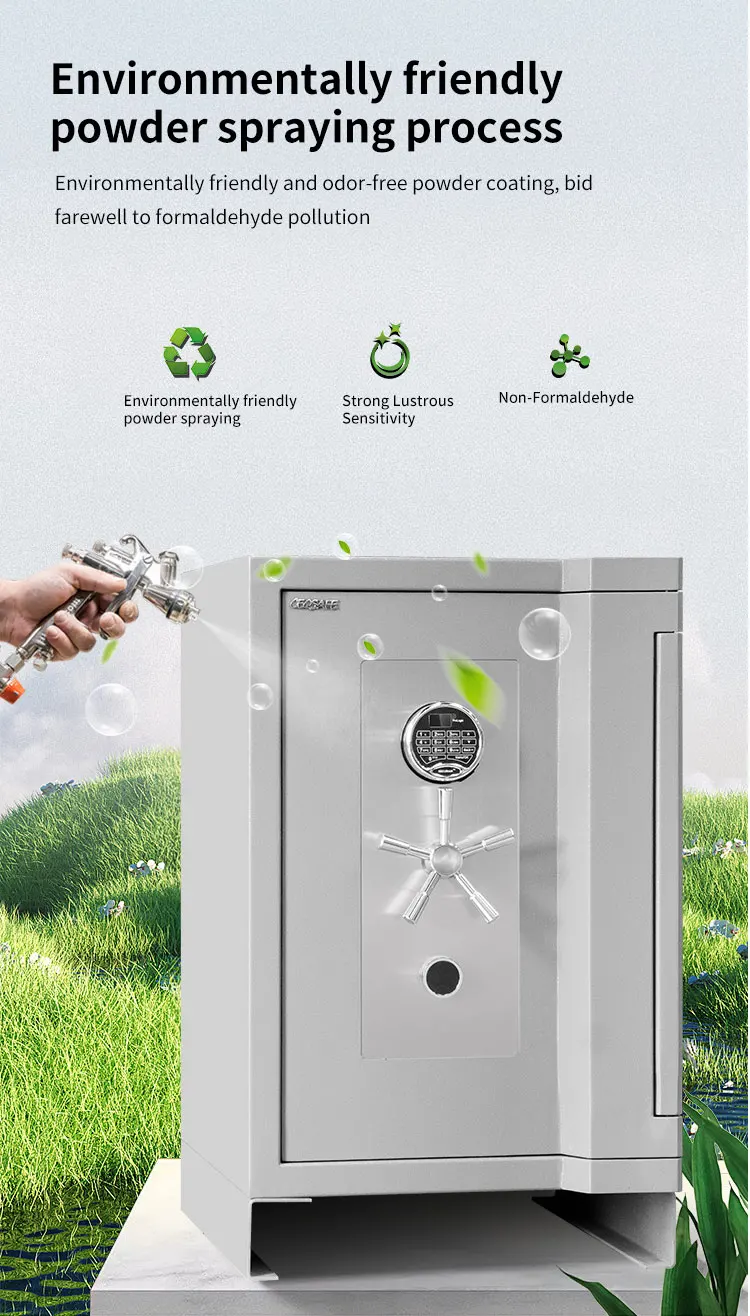 CEQSAFE High Security Fireproof Steel Safe Box With Electronic Digital Lock for Storage Chubb Safes details