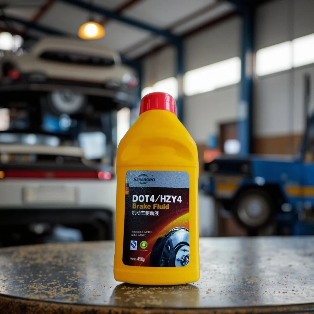 Sarlboro DOT 4 Synthetic Vehicle Brake Fluid ISO Certified Automotive Lubricant Oil With Base Oil and Additives
