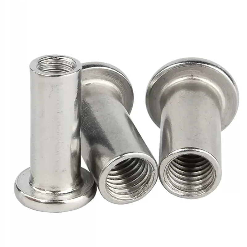 304 Stainless Steel Rivet Nut Hex Socket – Furniture Connector Cap Nuts Barrel (Metric M2-M10)