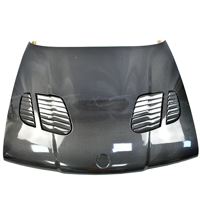 Customized GTR Style Carbon Fiber Engine Hood Bonnet for BMW E34
