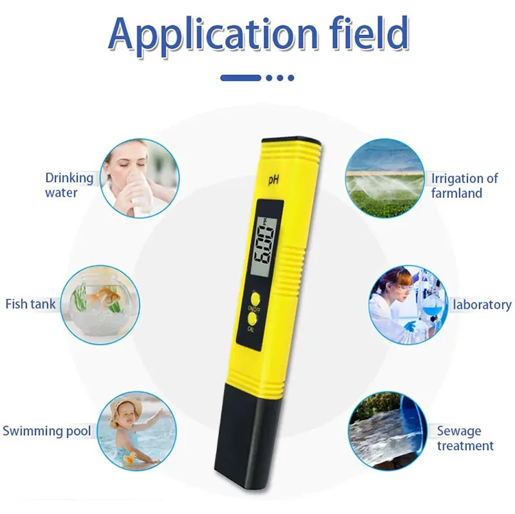 Digital PH Meter Tester Manufacturers  Low Price With Auto Calibration Digital Portable PH Meter for Water ph test