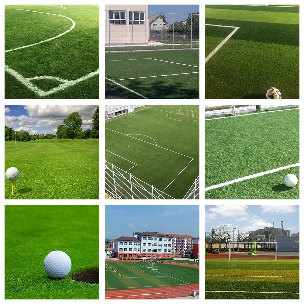 High quality soccer football field 50mm turf artificial grass mat for sale