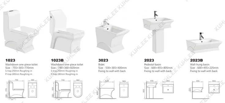 Hot Selling Toilet And Sink Sets Sanitary Ware Suites One Piece Ceramic Bathroom WC Toilet With Basin Sets