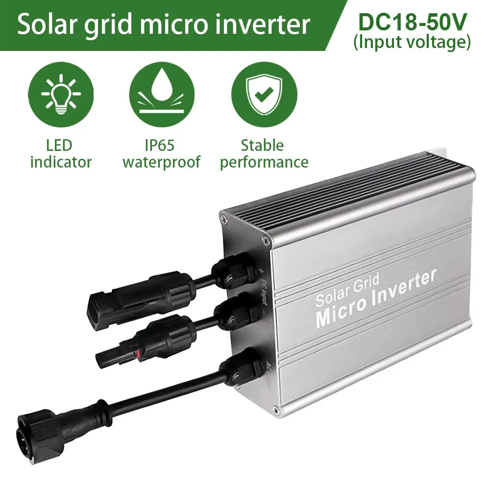 SOGTICPS 750W Micro Inverter MPPT - Solar Wechselrichter Für 24-60V Panel, 220V Ausgang