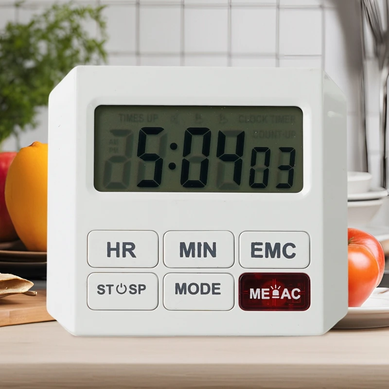 Ultrathin 3D Geometric Bezel Design Flashing Lights Silent Multi-functional 2-set Electronic Alarm Clock Timer