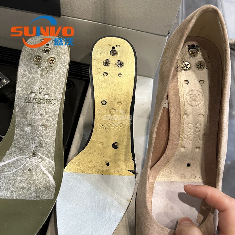 Lady Shoe Making Fully Automatic Visualized Heel Nailing Fixing Machine Screw Fixing Machine for High Heel Machine