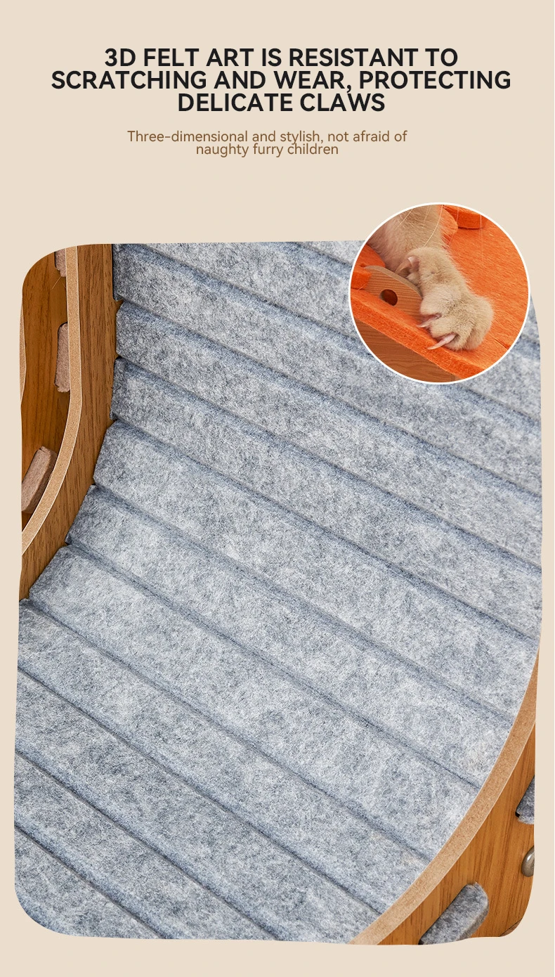 Vertical L-shaped Cat Claw Board Cat Nest One Can Not Catch Crumbs Large Wear-resistant Claw Board Cat Toy Supplies details