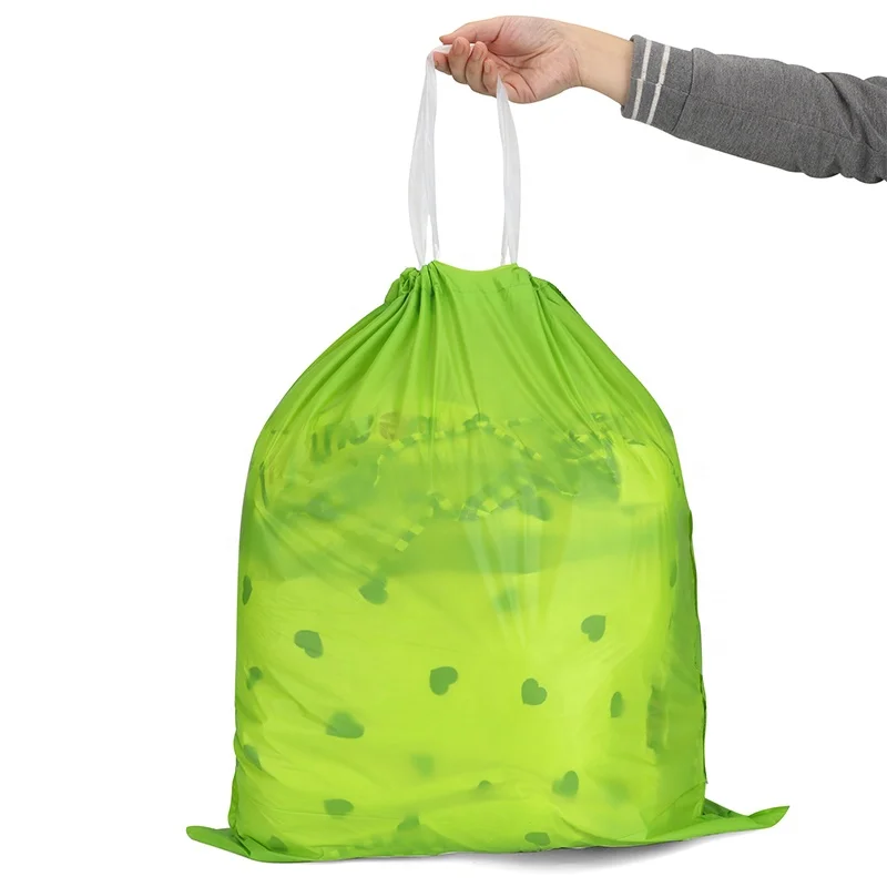 wholesale high quality plastic trash bag drawstring garbage bag