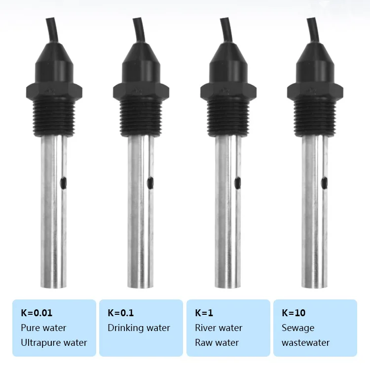 Industrial Ph Orp Conductivity Transmitters Probe Sea Water