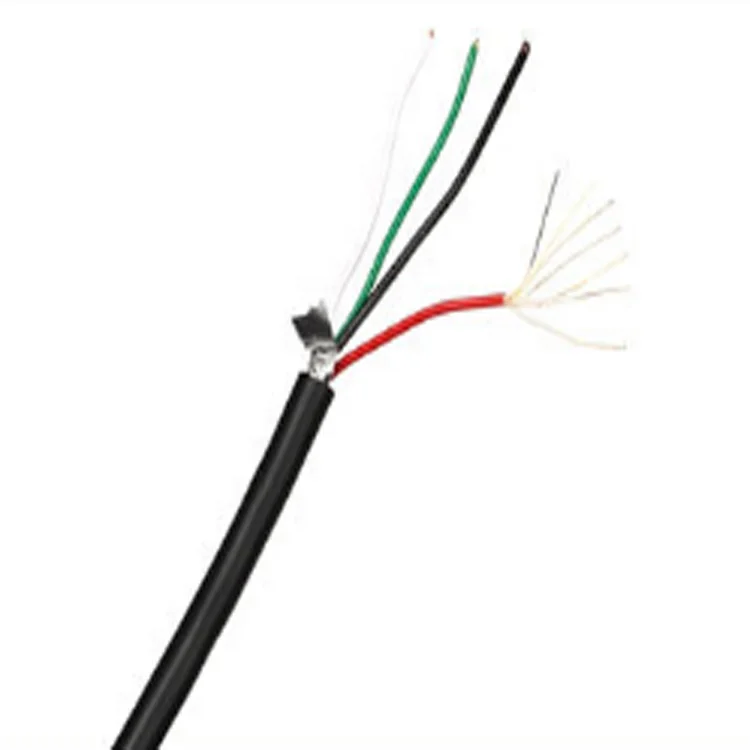 2464 26AWG 4 Core Shielding Line with Aluminum Foil USB Data Wire Cable