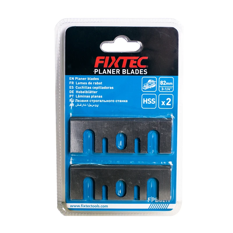 Fixtec High Quality Hss 82mm Planer Blade Wood Planer Blades For