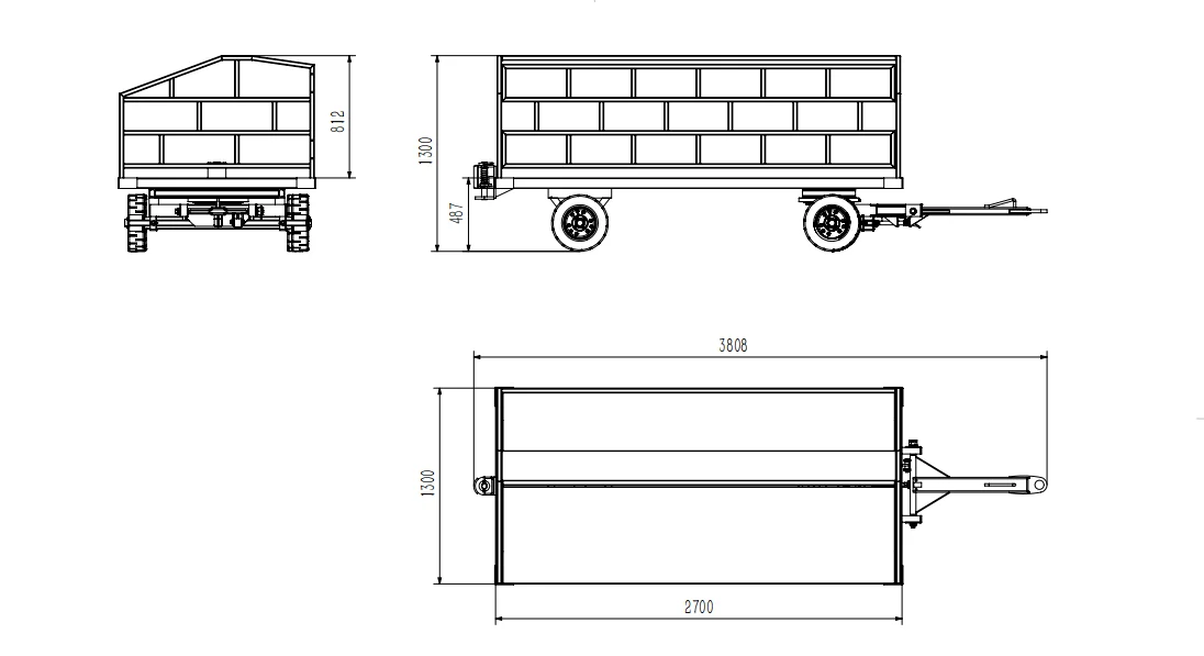 1 Ton Luggage Trolly