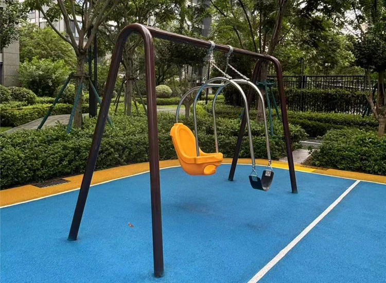 High Quality Outdoor Garden Swing Creative Patio Double Swing for Children and Adults for Trampoline Park Playground