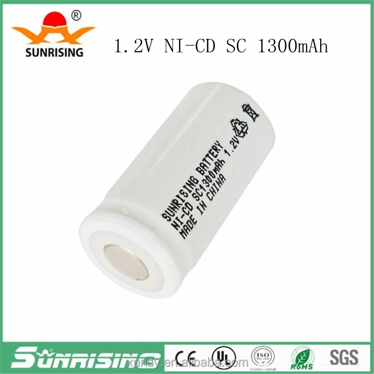 Аккумуляторная батарея ni cd SC 1300 мАч 1,2 в, перезаряжаемая батарея для электроинструментов