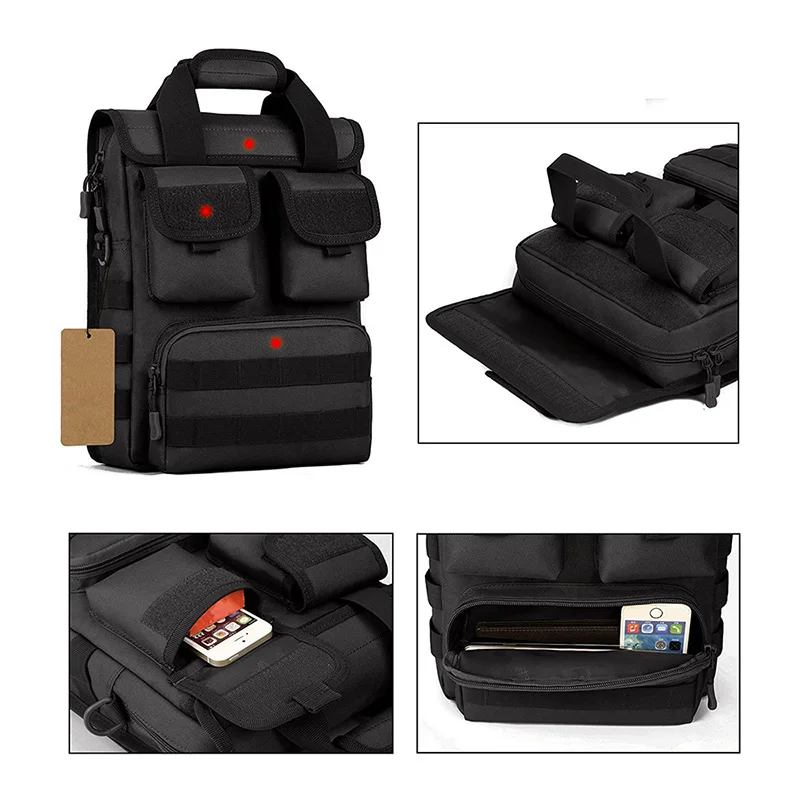 Factory Direct Sales Top Quality Tactical Messenger Bag Portable Tactical Sling Shoulder Bag Tactical Briefcase Handbag