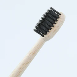 Распродажа, зубная щетка из натурального дерева для взрослых, новый дизайн, Бамбуковая зубная щетка для ухода за полостью рта