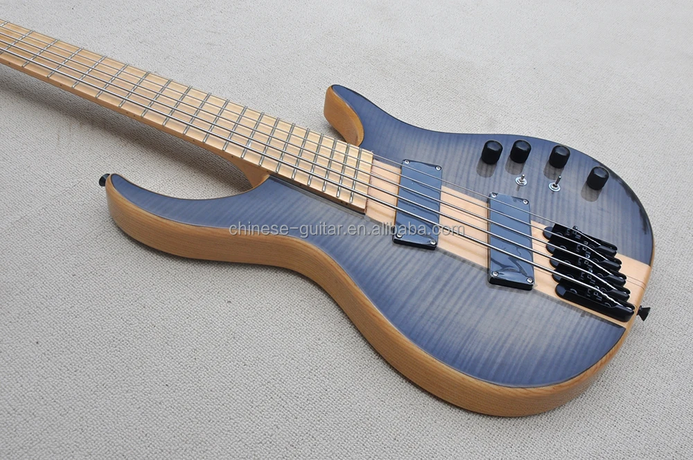Flyoung Fanned Fret Bass Guitar 5 Strings Electric Bass Guitar