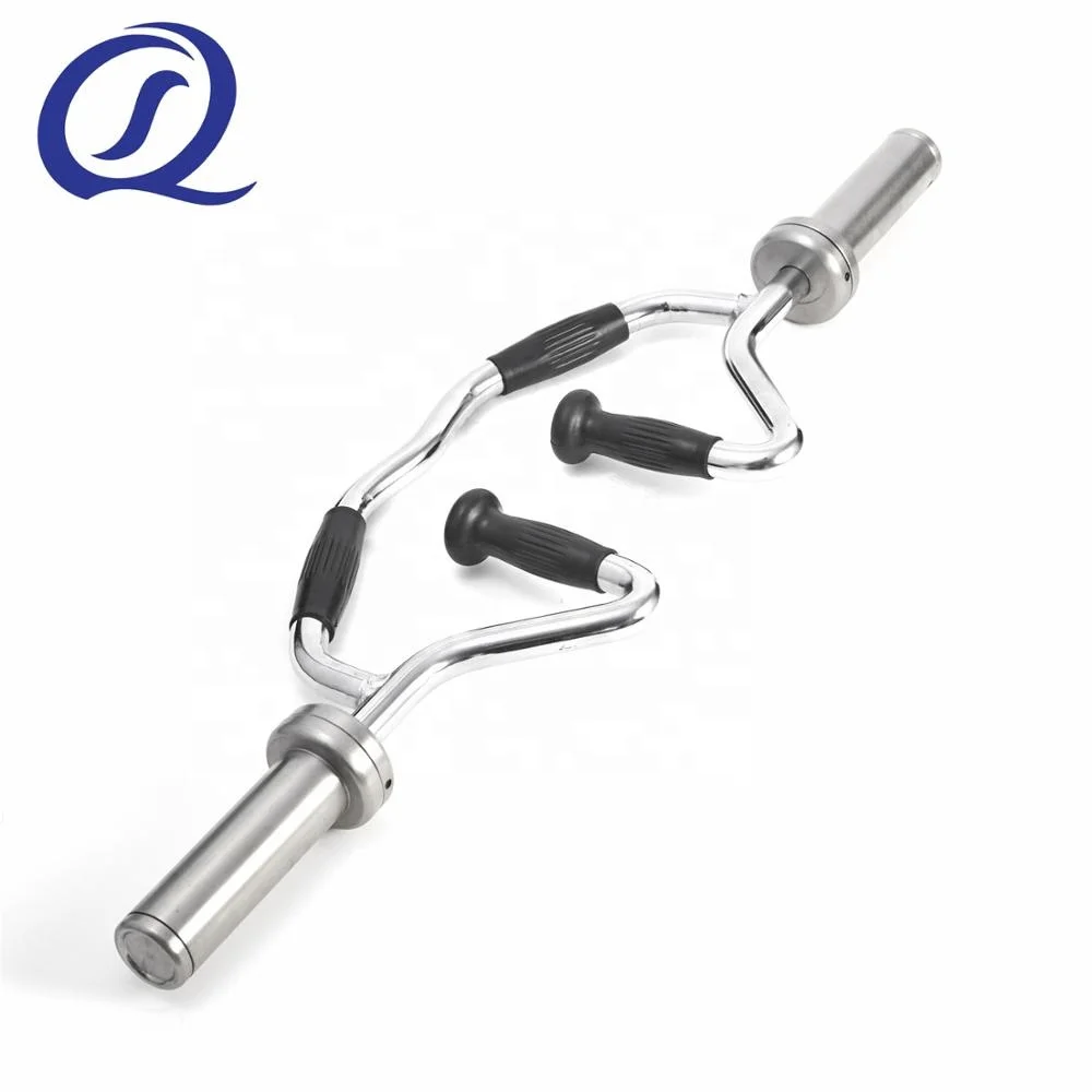Steel Power Pulls Fitness Equipment Biceps Triceps Trap Barbell