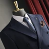 9013 Strisce blu (abito + gilet + pantaloni)