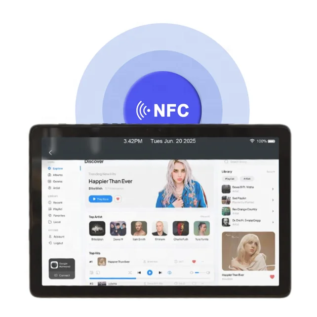 ワイヤレス10インチタブレットアンドロイドタップでスマートPOEを