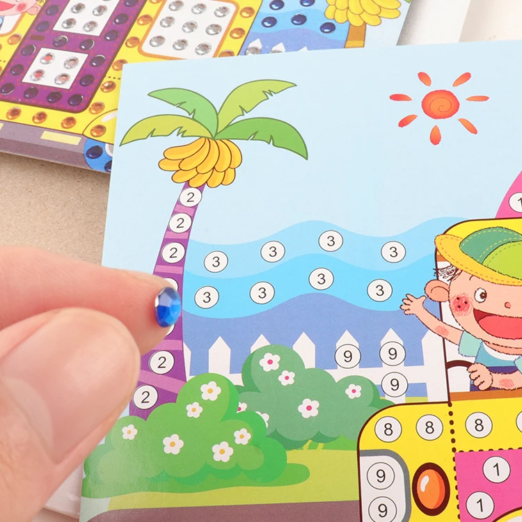 Create Your Own Magical Stickers Creativity for Kids Big Gem Diamond Painting Kit