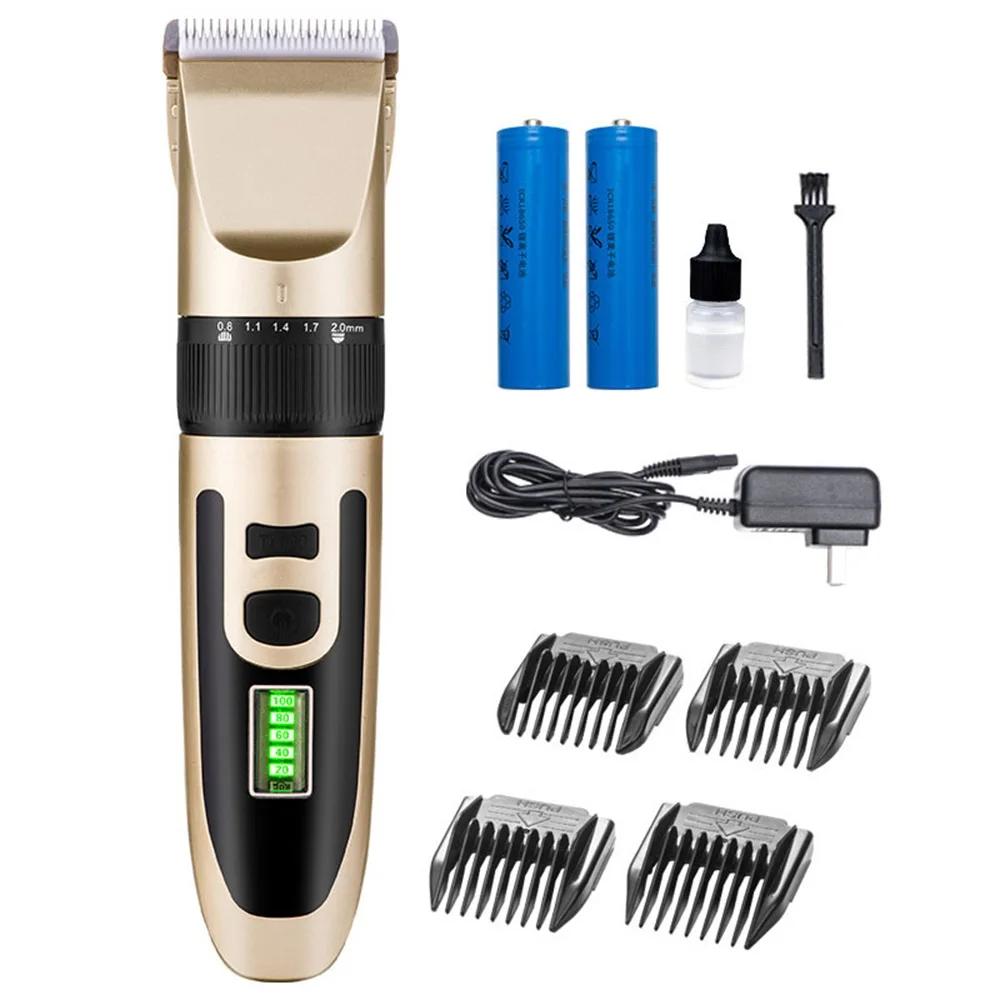 New Age Factory Wholesale Cordless Portable Multifunctional Hair Trimmer and Practical Rechargeable Hair Clipper for Barber