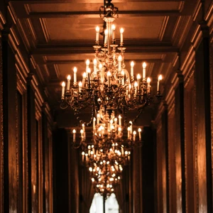 ECOJAS New Luxury Design Baccarat Copper Body for Hotel Lobby Villa Restaurant Chandelier