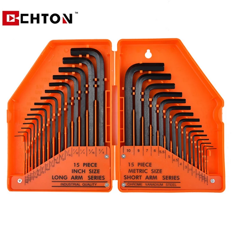 Dicfeos Hexキーアレンレンチセット、SAEメトリックスターロングアームボールエンドヘックスキーセットツール、工業グレードアレン 並行輸入 : Dicfeos Hex Key Allen Wrench Set, SAE Metric Star