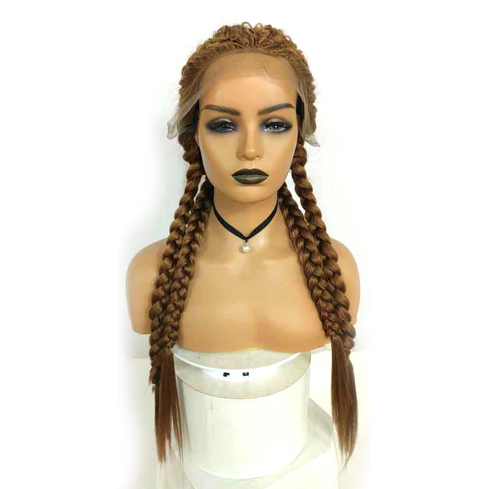 pigtail lace front wig