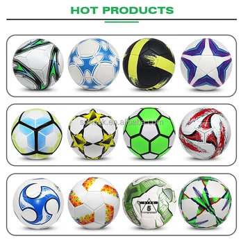 Source Cheap Soccer Ball Football Wholesale Custom Size 2 Black Yellow Bag  Green Red White Blue Shiny PVC Silkscreen Gray Surface Color on  m.