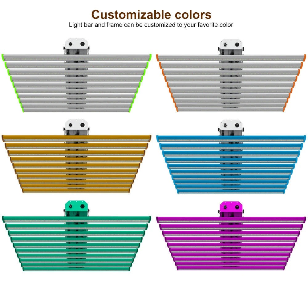 Phlizon 800W Samsung 301B Led Grow Light High Intensity Full Spectrum Led Plant Bars  Hydroponic  Led Bar Samsung Led Grow Light