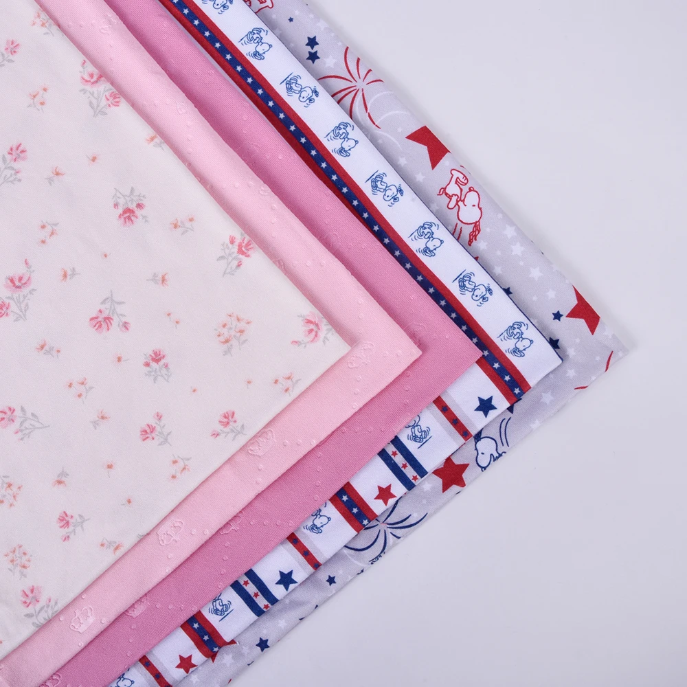 Custom Design Super Soft 96% Polyester 4% Spandex 160cm DTY Jersey Spandex Emboss Knitted Fabrics for Garments for Girls