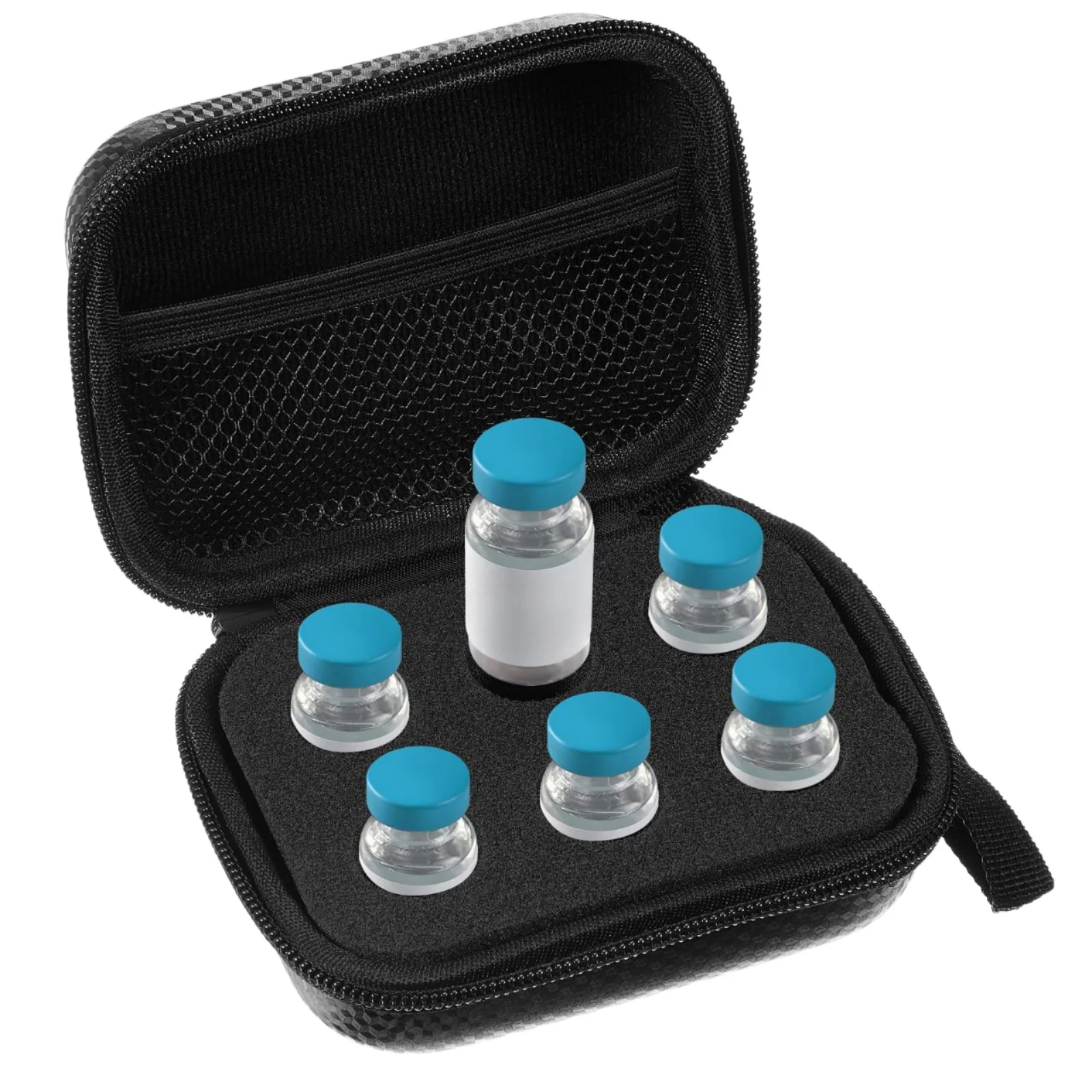 Luxury EVA Diabetic Insulin Peptide Carrying Case 10ml Vial Holder Fully Protective Travel-Ready Insulin Cooler Kit