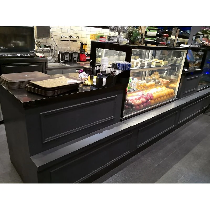 Modern Commercial Coffee Shop Display Counter Rack Cafe Shop Decoration ...