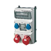 TYP930013 IP44  MENNEKES waterproof power plastic distribution box with industrial socket German multiple industrial socket box