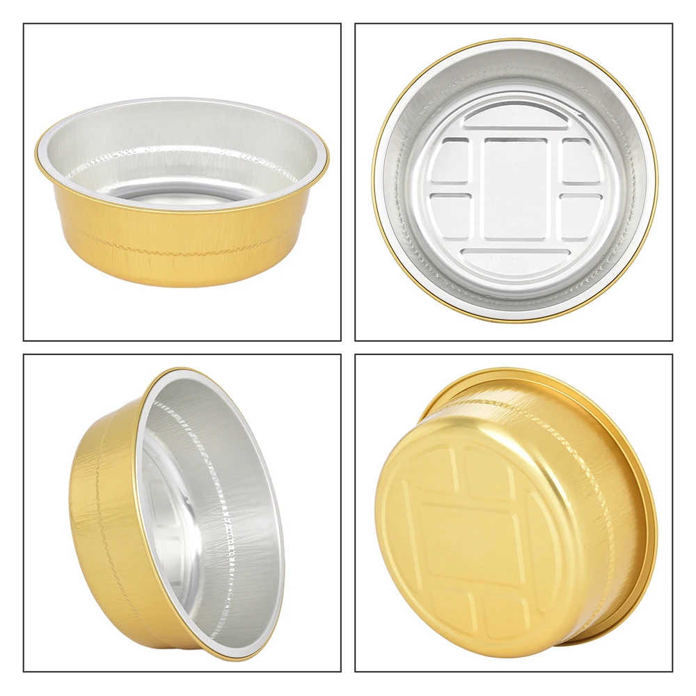 product y825 825ml high quality dessert disposable wrinkle proof leak resistant foil bowl crease free pasta bowl oven safe foil bowl-3