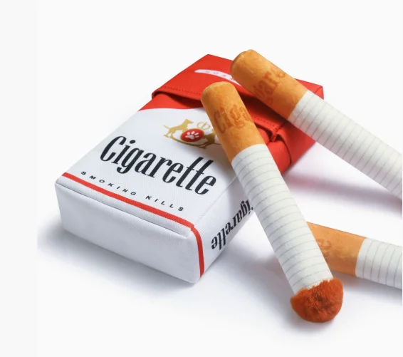 Dog Voice Toy Simulation Cigarette Box Gnawing Pet Toy Cigarette Toy