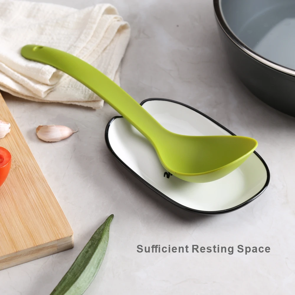 Modern Farmhouse Kitchen Decor Antirust Porcelain Holder Heat