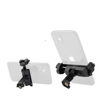 Universal Phone Tripod Mount Adapter With Cold Shoe Phone Holder Clip for Tripod Flexible Tripod Phone Holder Clip detail image