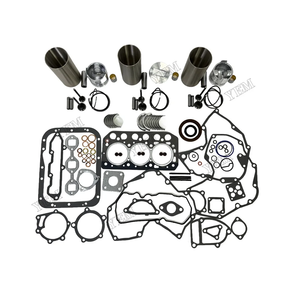 Overhaul Kit With Valves Fit for Mitsubishi S3L Engine 6