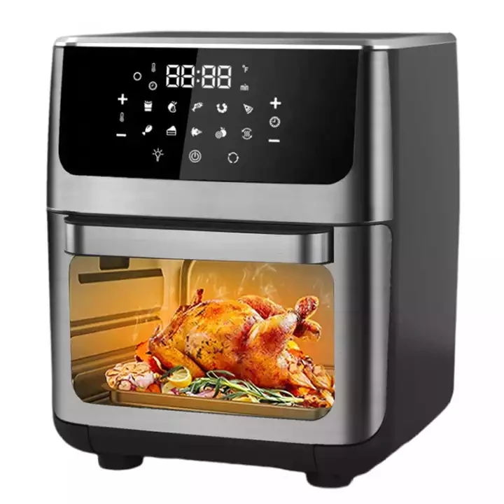 Hot Air Fryer Digital Led Touch Control Air Fryer Big Capacity 12l 15l ...