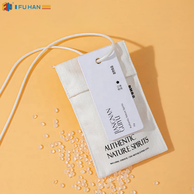 Custom Printing Sachet Wardrobe Aromatherapy Lasting Aroma Stay Fragrant Car Load Twill Fabric Cotton Sachet Bag