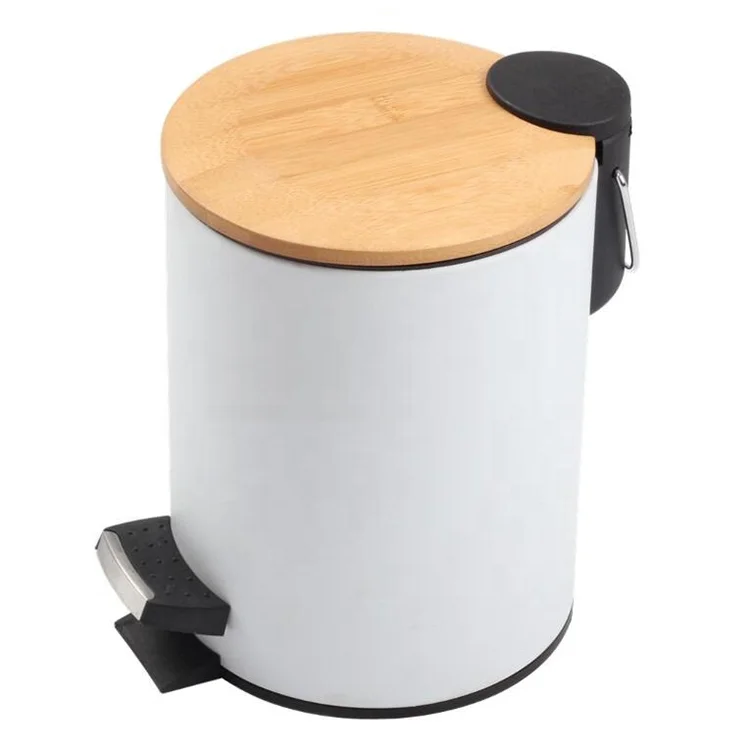 5L SATIN SS TRASH CAN -12