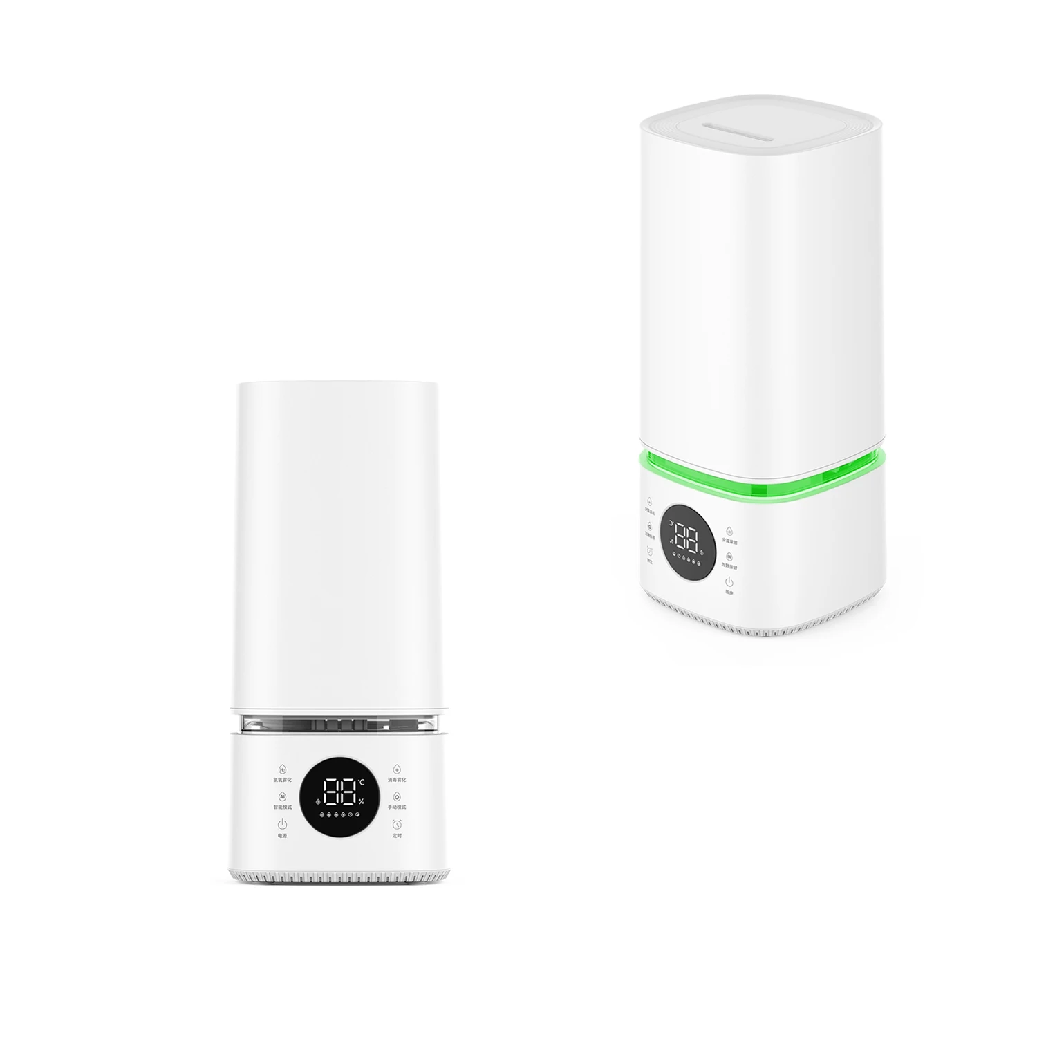 Air Humidifier Purifier With Hepa and Cigarette Smoke Absorber Ultrasonic Mist Device Air Sterilizer