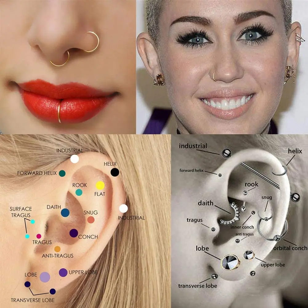 Ear Piercing Gun Body Ear Piercing Tool Set Nose Piercing Machines Ear