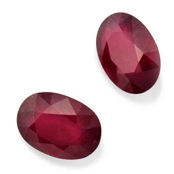 Wholesale 10*8mm Oval Shape Natural Ruby Mozambique