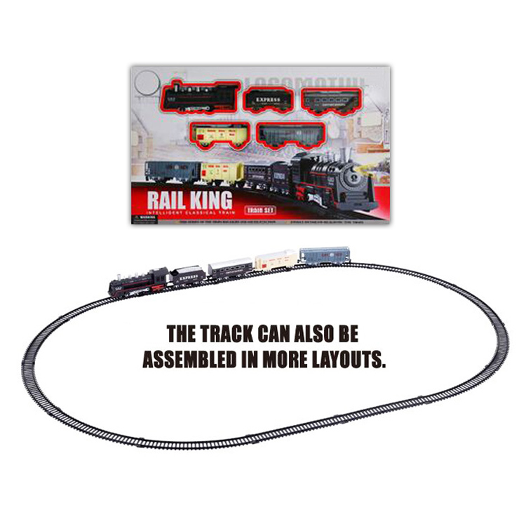 
Музыкальный светильник Рождественский Железнодорожный поезд Игрушка электрическая классическая игрушка набор поездов детские игрушки 