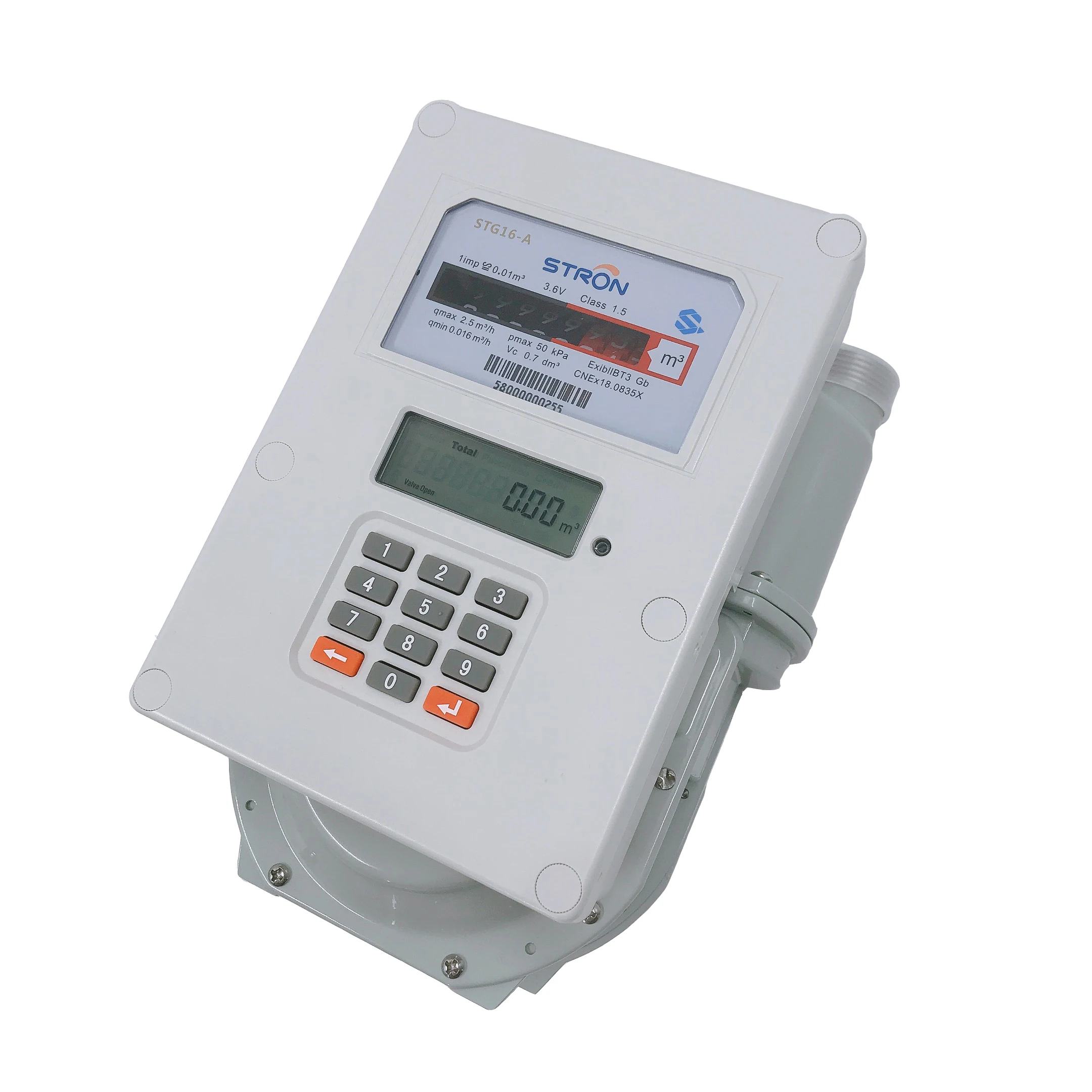 G1.6/G2.5/G4 LORA Communication LPG Domestic STS smart Electronic Prepaid Gas Meter - Famidy.com